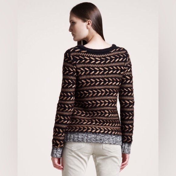 rag & bone Sweaters - Rag & Bone Lisbeth Metallic Striped Sweater